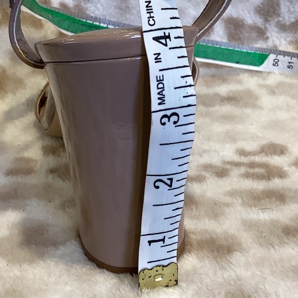 ABOUND Patent Leather Nude High Heel Sandal, Size 10 - Picture 12 of 13